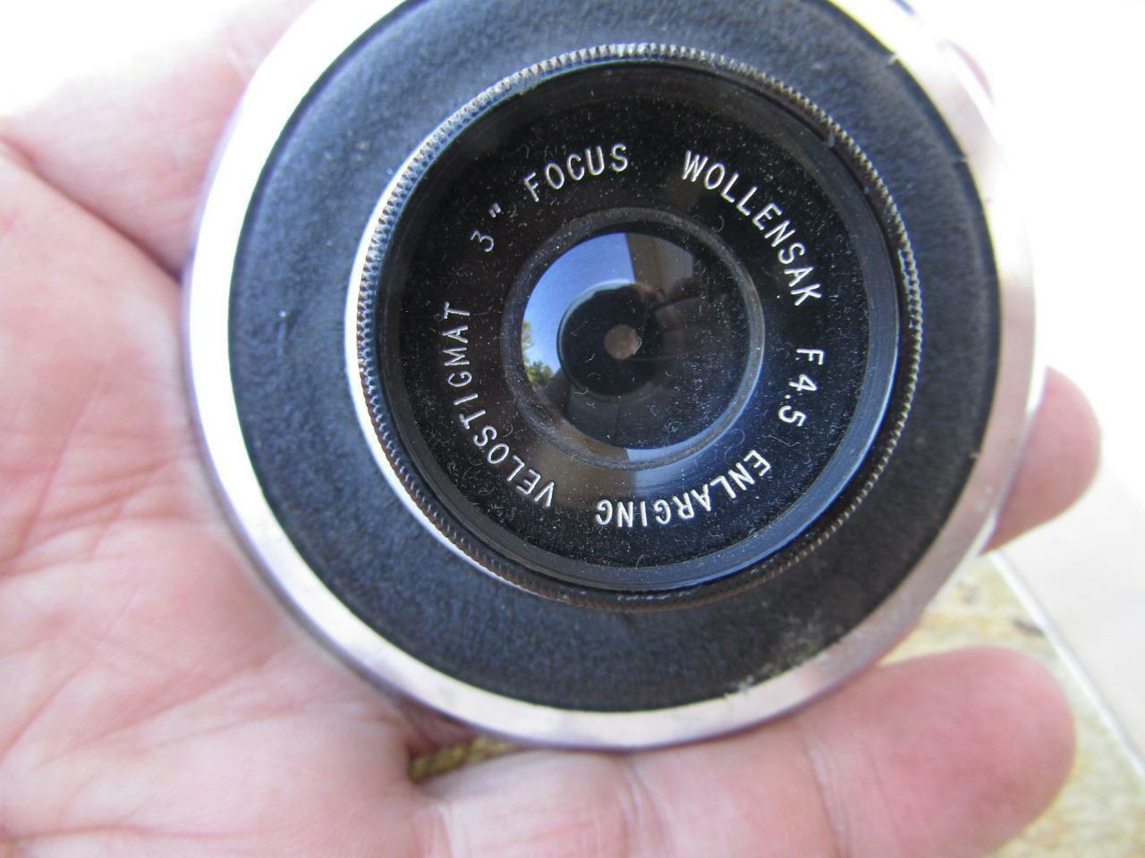 Wollensak Lens  Enlarger Velostigmat 3