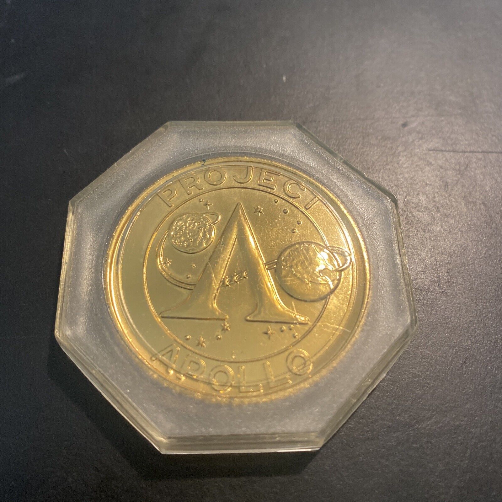 VINTAGE BOEING 1969 PROJECT APOLLO 11 COMMEMORATIVE COIN ASTRONAUTS MOON LANDING